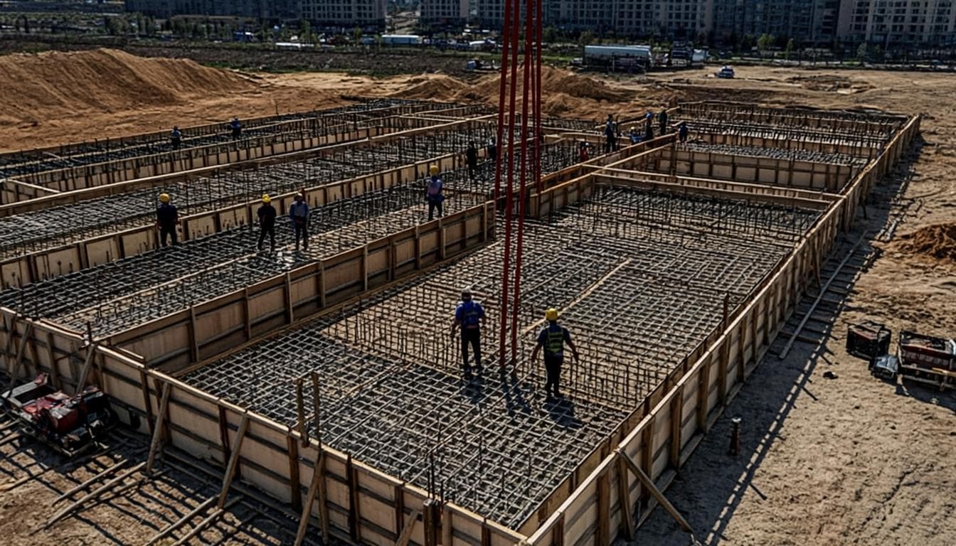 Ленточный фундамент в Москва